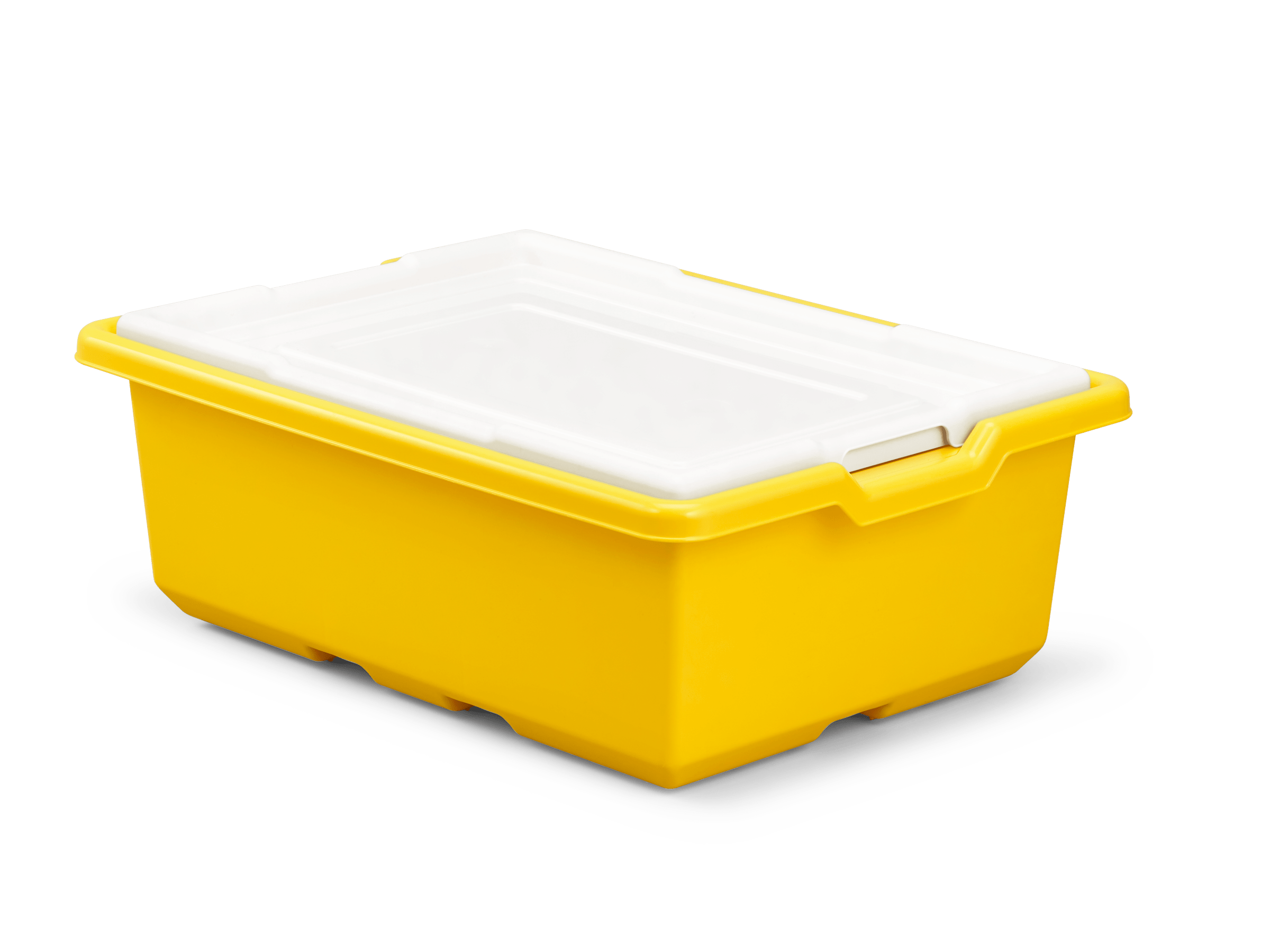 LEGO® Education mellanstor förvaringslåda gul